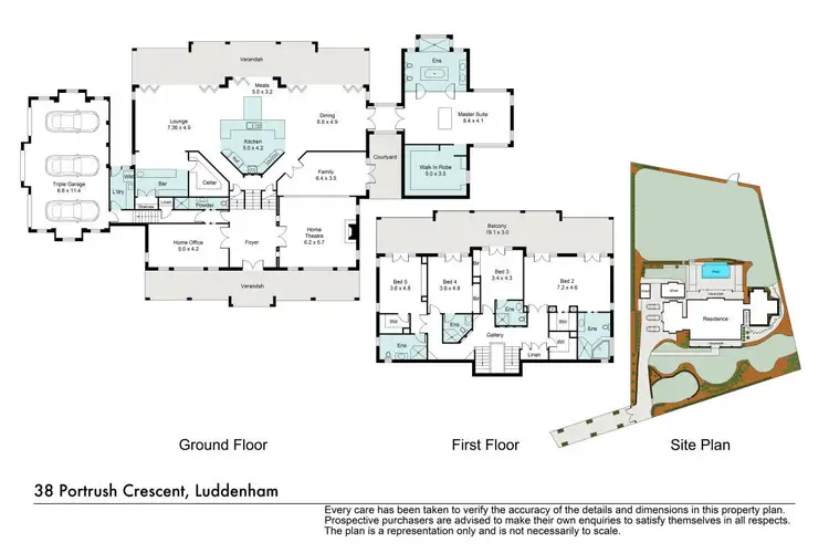 Floorplan of Homely house listing, 38 Portrush Crescent, Luddenham NSW 2745