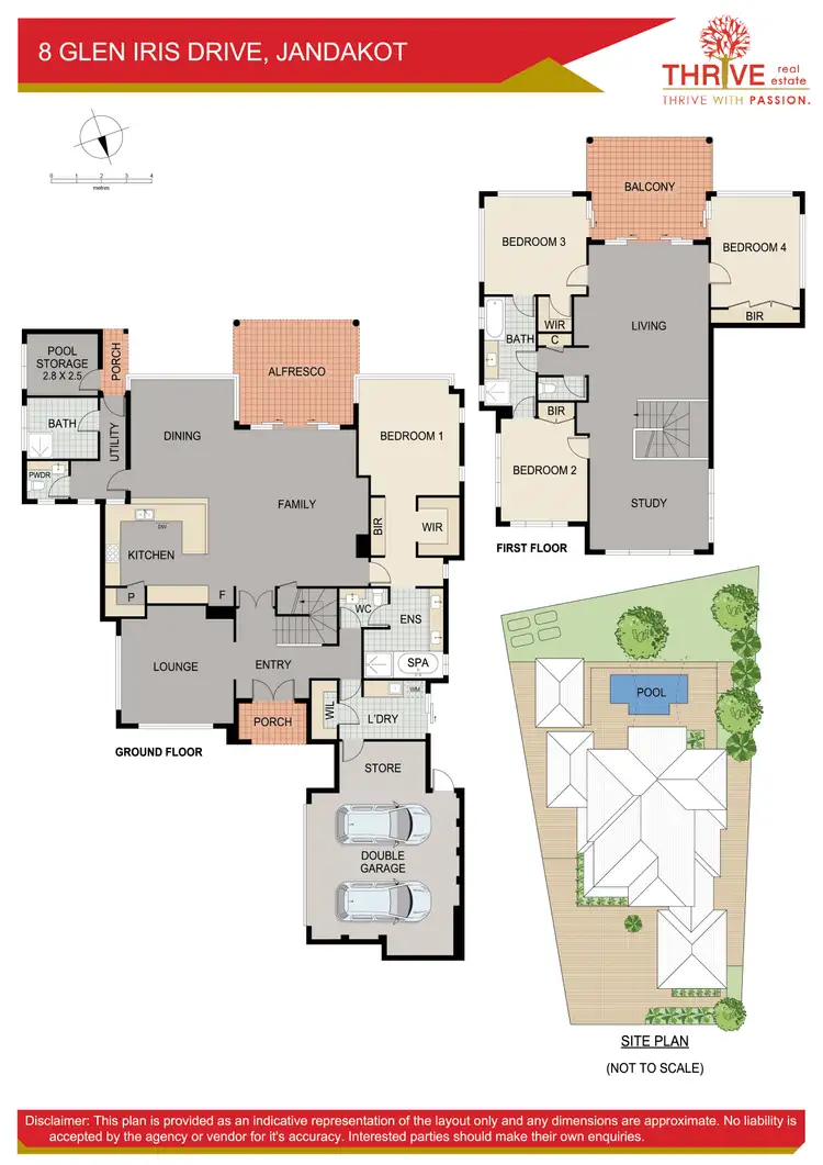 Floorplan of Homely house listing, 8 Glen Iris Drive, Jandakot WA 6164