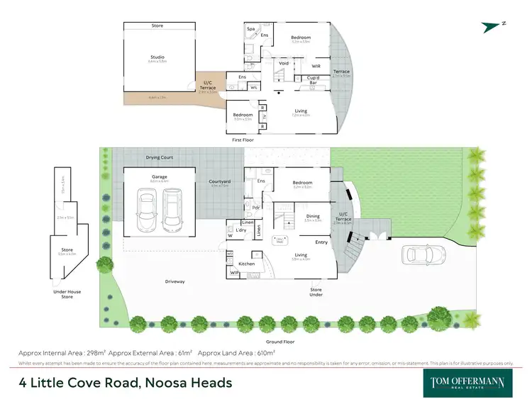 Floorplan of Homely house listing, 4 Little Cove Road, Noosa Heads QLD 4567