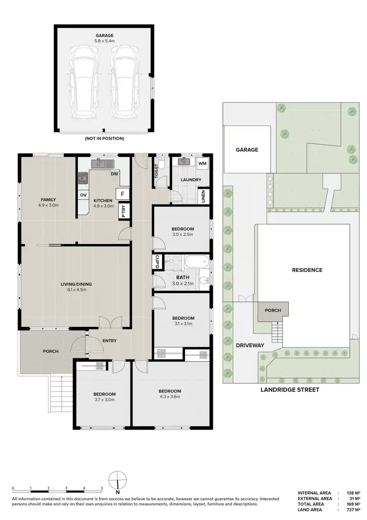 Floorplan of Homely house listing, 6 Landridge Street, Glen Waverley VIC 3150
