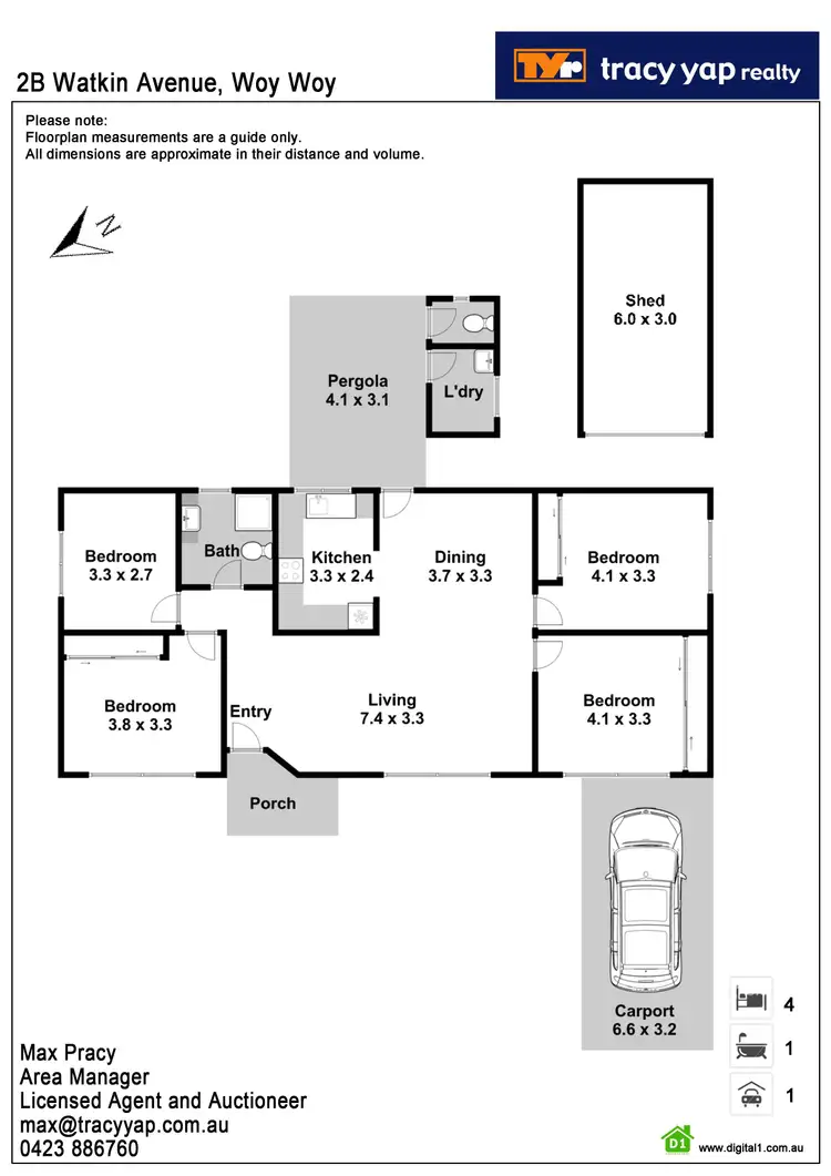 Floorplan of Homely house listing, 2&2B Watkin Avenue, Woy Woy NSW 2256