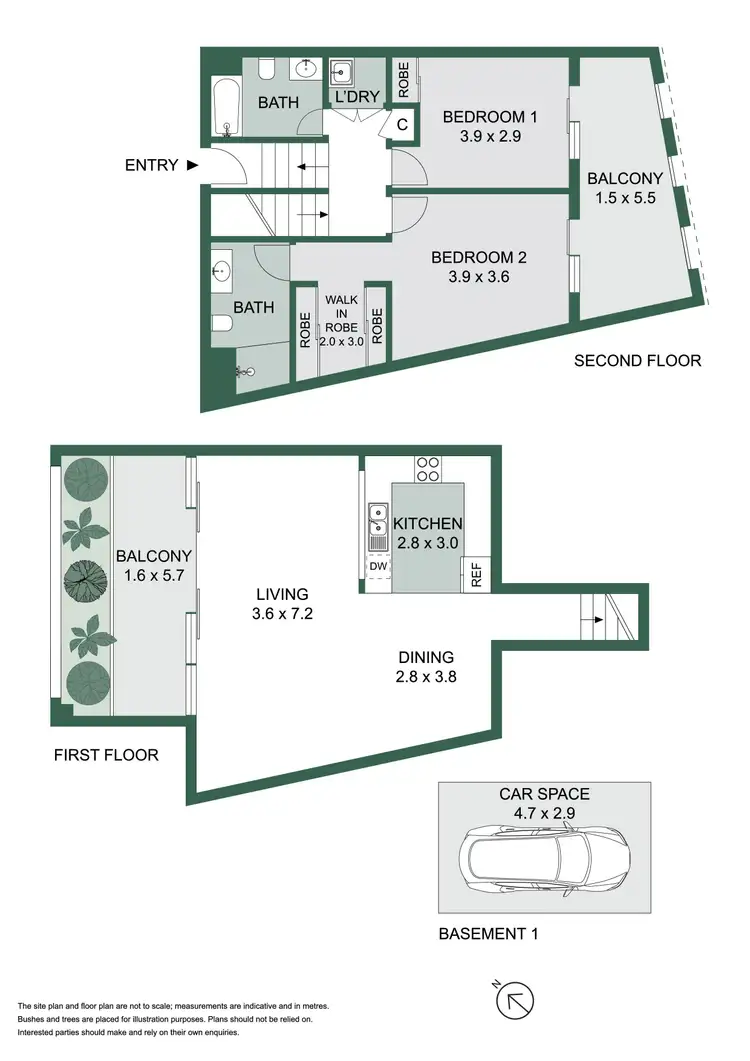 Floorplan of Homely apartment listing, 1/99 Frenchmans Road, Randwick NSW 2031