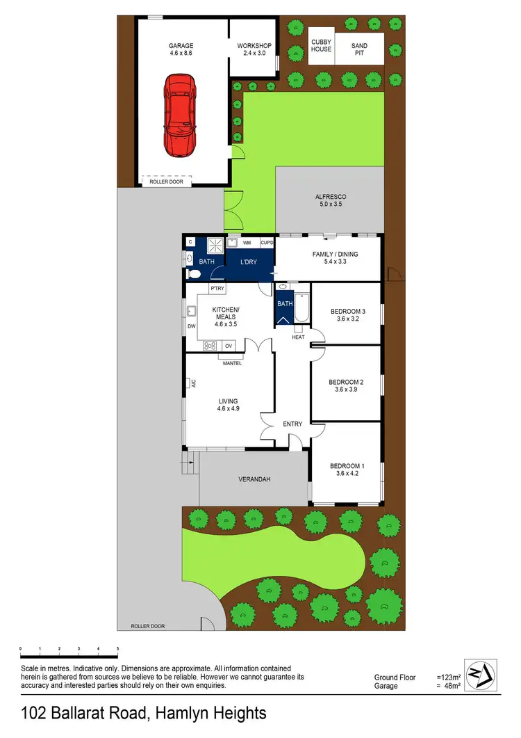 Floorplan of Homely house listing, 102 Ballarat Road, Hamlyn Heights VIC 3215