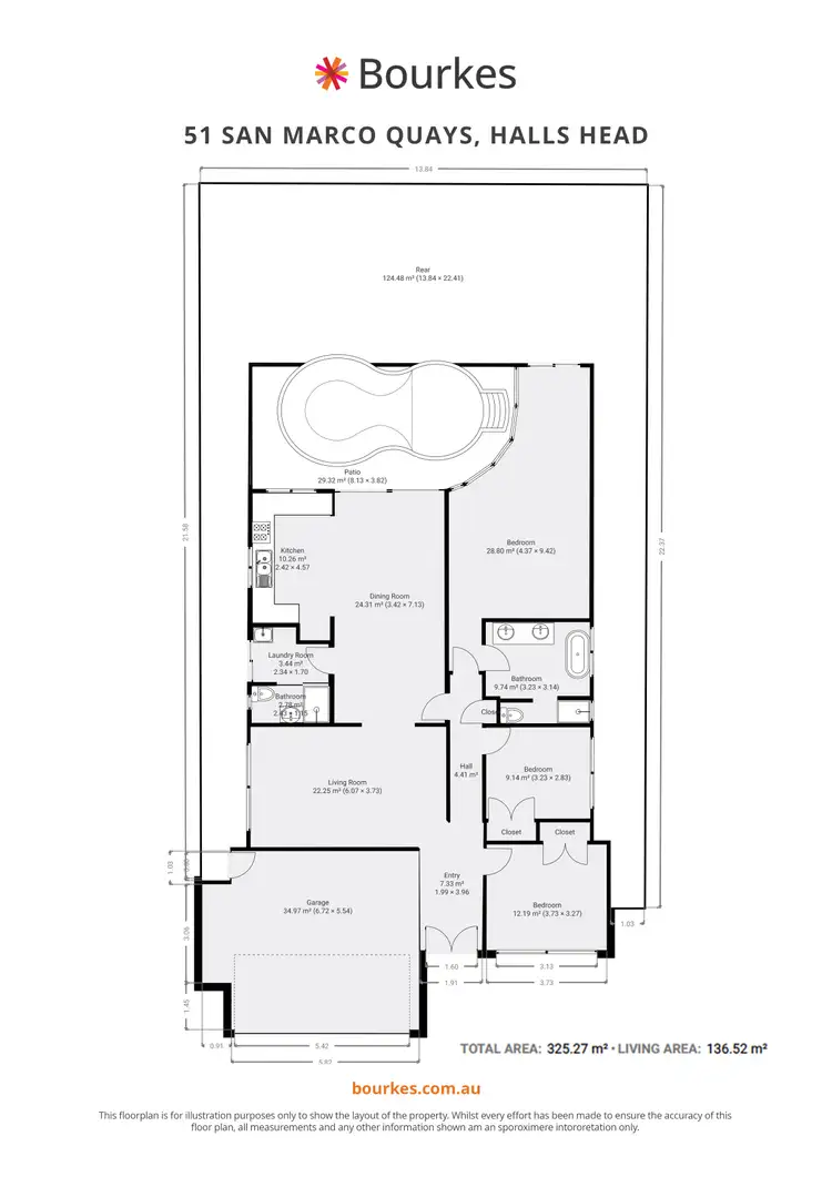 Floorplan of Homely house listing, 51 San Marco Quays, Halls Head WA 6210