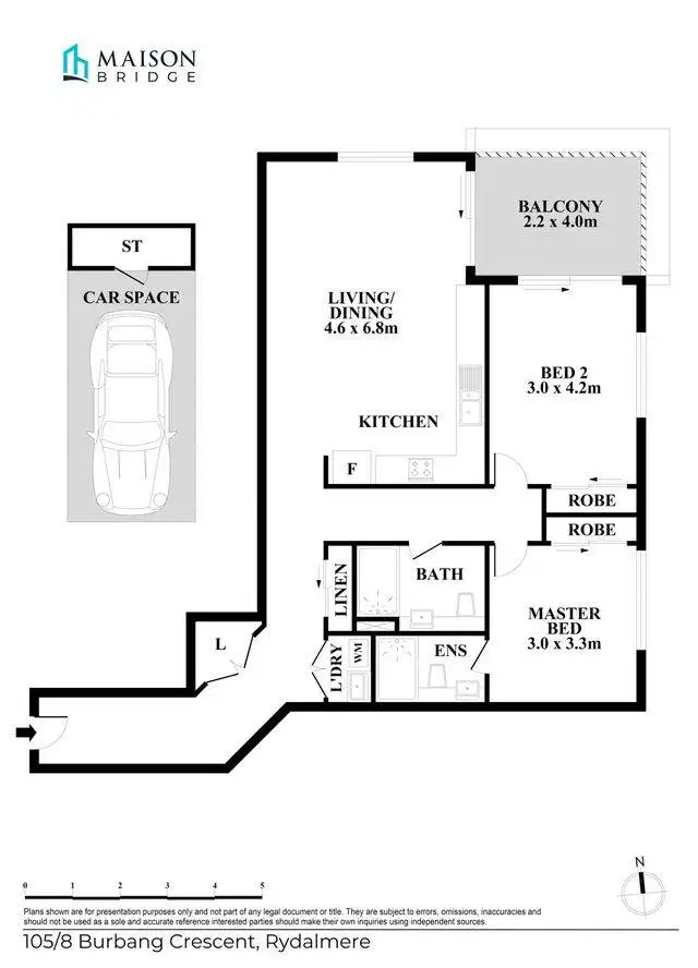 Floorplan of Homely apartment listing, 105/8 Burbang Crescent Crescent, Rydalmere NSW 2116