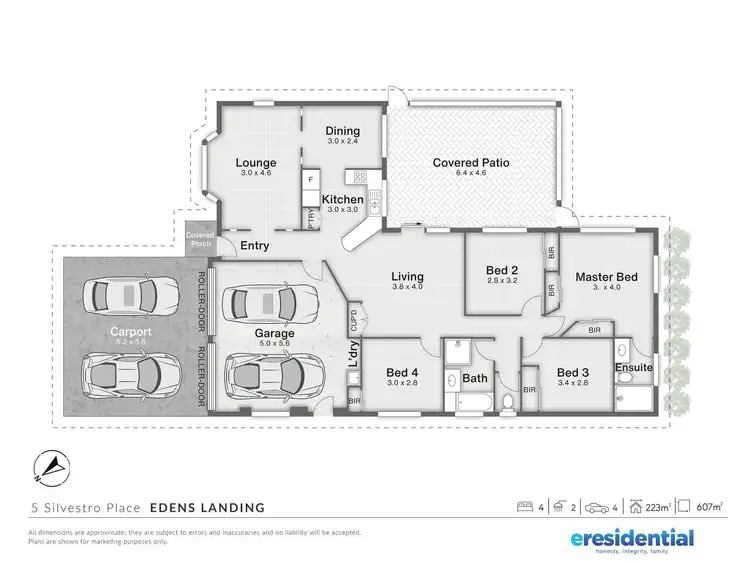 Floorplan of Homely house listing, 5 Silvestro Place, Edens Landing QLD 4207