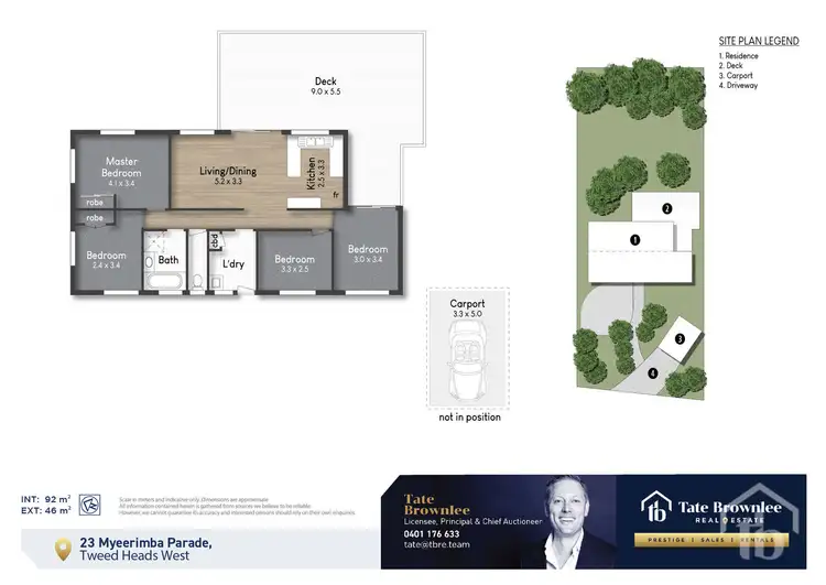Floorplan of Homely house listing, 23 Myeerimba Parade, Tweed Heads West NSW 2485