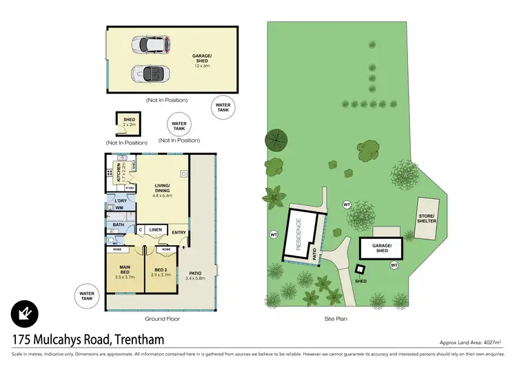 Floorplan of Homely house listing, 175 Mulcahys Road, Trentham VIC 3458