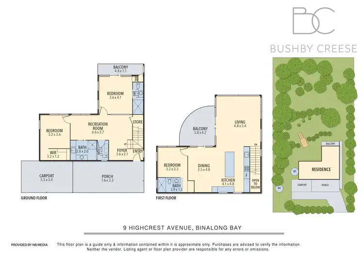 Floorplan of Homely house listing, 9 Highcrest Avenue, Binalong Bay TAS 7216