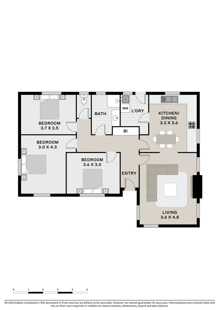 Floorplan of Homely unit listing, 1/304 Cambridge Road, Warrane TAS 7018