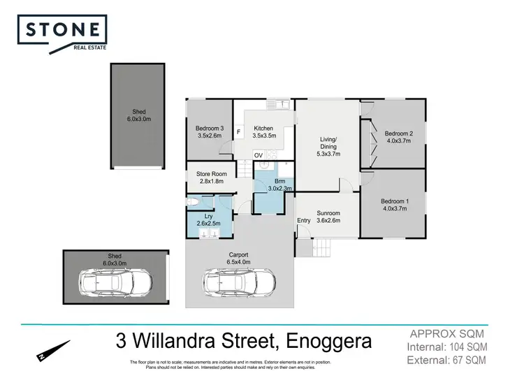 Floorplan of Homely house listing, 3 Willandra Street, Enoggera QLD 4051