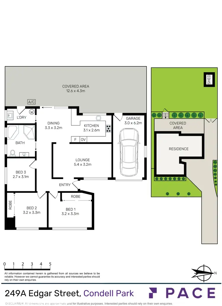 Floorplan of Homely house listing, 249a Edgar Street, Condell Park NSW 2200