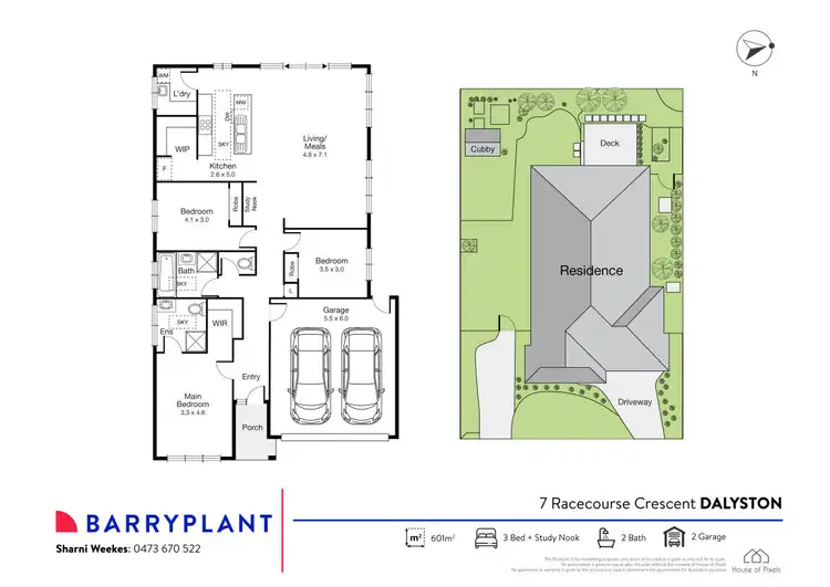 Floorplan of Homely house listing, 7 Racecourse Crescent, Dalyston VIC 3992