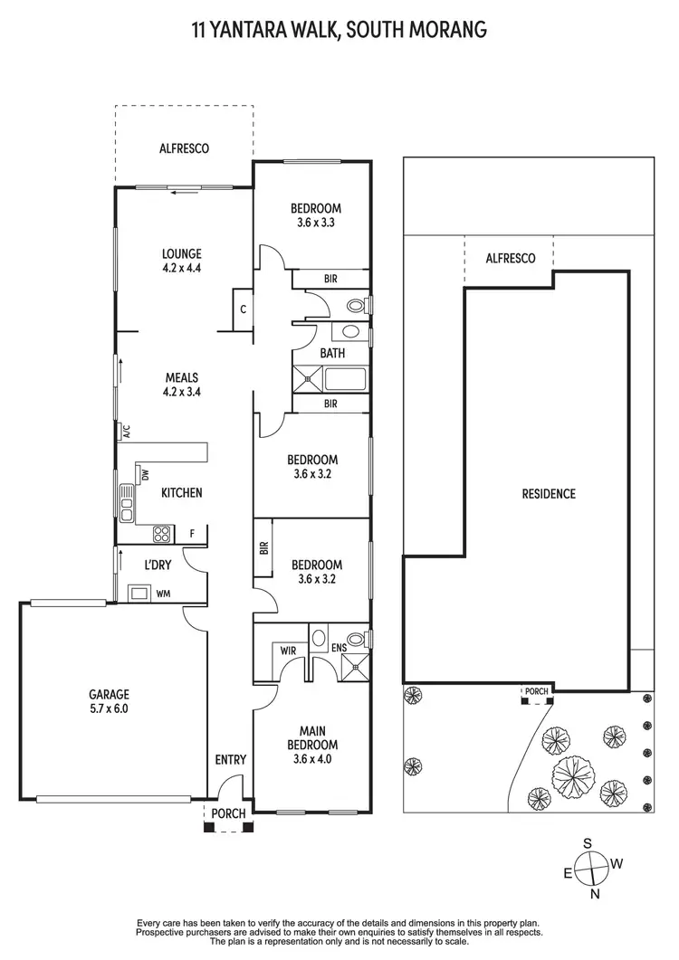 Floorplan of Homely house listing, 11 Yantara Walk, South Morang VIC 3752
