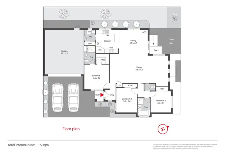 Floorplan of Homely unit listing, 3/9 Neerim Street, Drouin VIC 3818