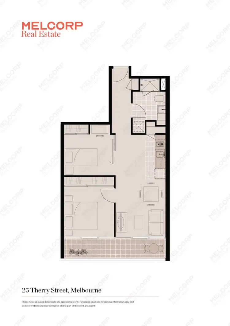 Floorplan of Homely apartment listing, 1109/25 Therry Street, Melbourne VIC 3000
