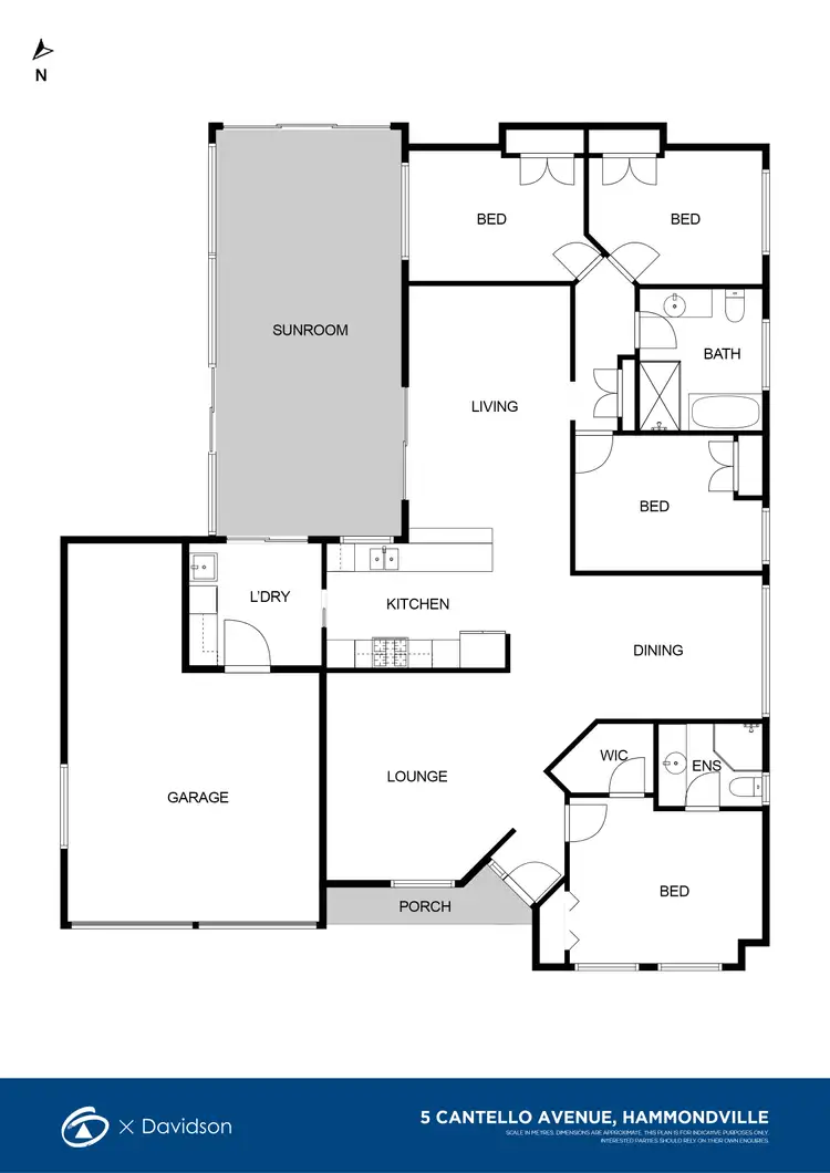Floorplan of Homely house listing, 5 Cantello Avenue, Hammondville NSW 2170