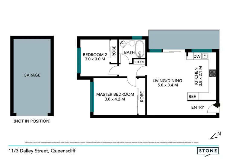 Floorplan of Homely unit listing, 11/3 Dalley Street, Queenscliff NSW 2096