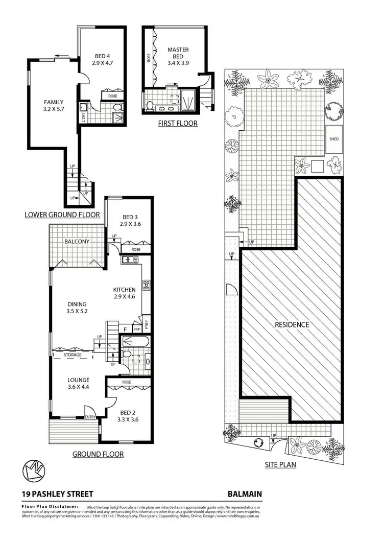 Floorplan of Homely house listing, 19 Pashley Street, Balmain NSW 2041