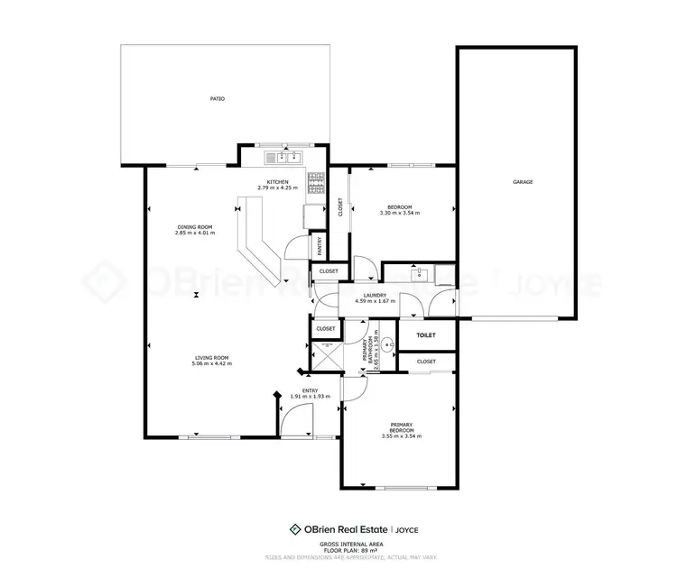 Floorplan of Homely unit listing, 2/36 Lynch Street, Yarrawonga VIC 3730