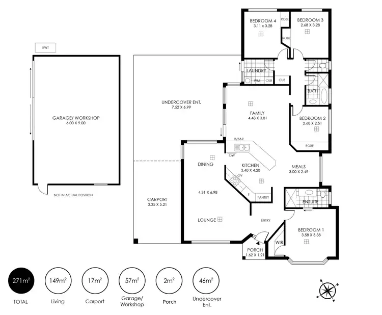 Floorplan of Homely house listing, 11 Henry Street, Woodside SA 5244
