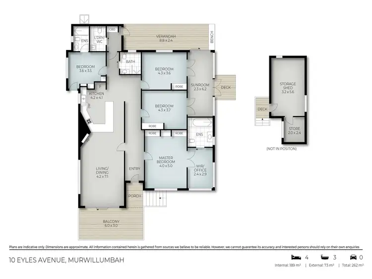 Floorplan of Homely house listing, 10 Eyles Avenue, Murwillumbah NSW 2484