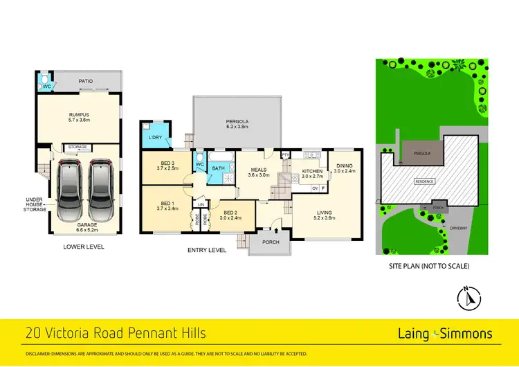 Floorplan of Homely house listing, 20 Victoria Road, Pennant Hills NSW 2120