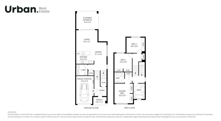 Floorplan of Homely semi-detached listing, 23 Foxground Parade, Tullimbar NSW 2527