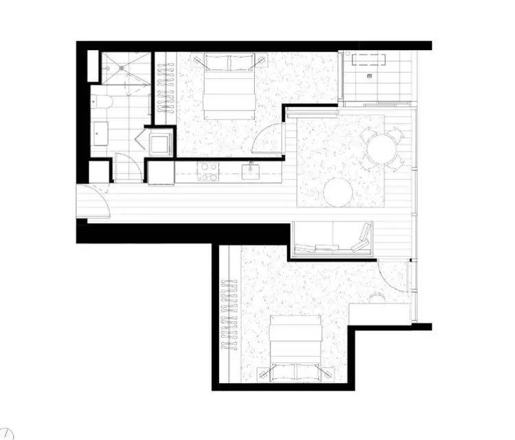 Floorplan of Homely apartment listing, 2304/245 City Road, Southbank VIC 3006