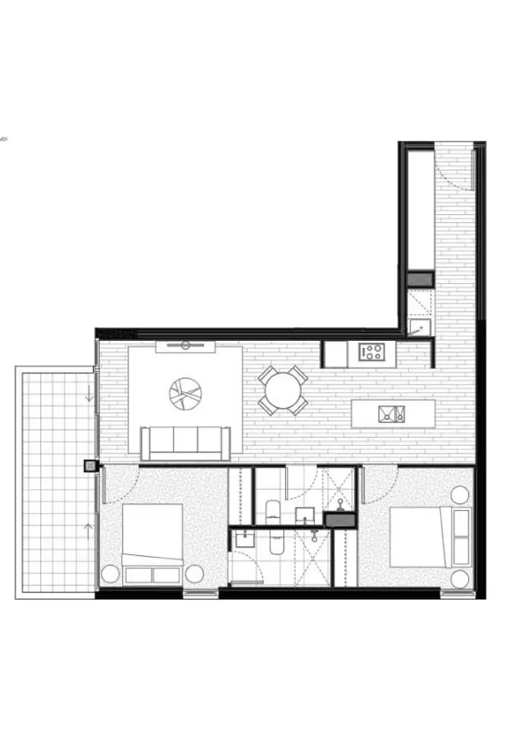 Floorplan of Homely apartment listing, 710/65 Cooyong Street, Braddon ACT 2612