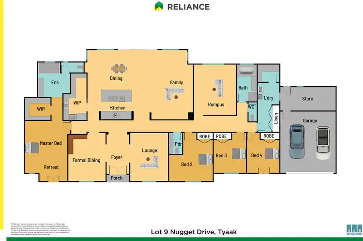 Floorplan of Homely house listing, Lot 9 Nugget Drive, Tyaak VIC 3658