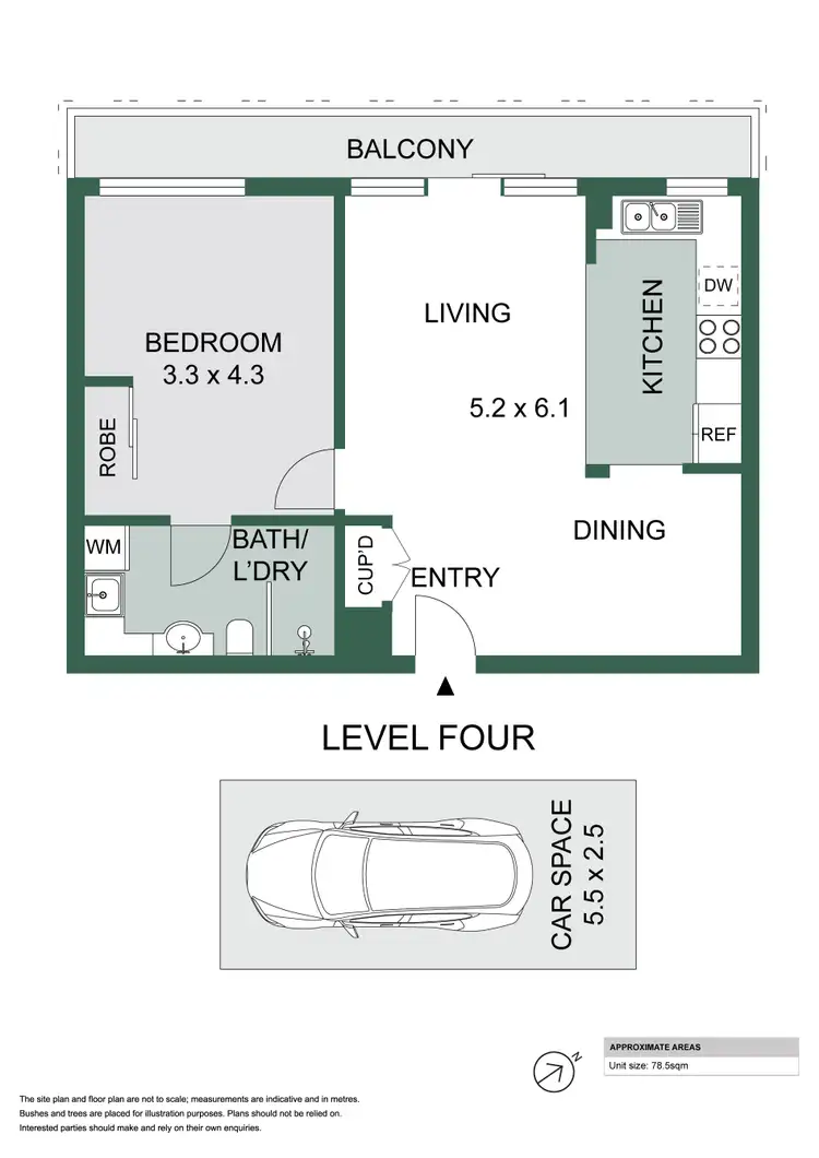 Floorplan of Homely apartment listing, 21/297-297A Edgecliff Road, Woollahra NSW 2025