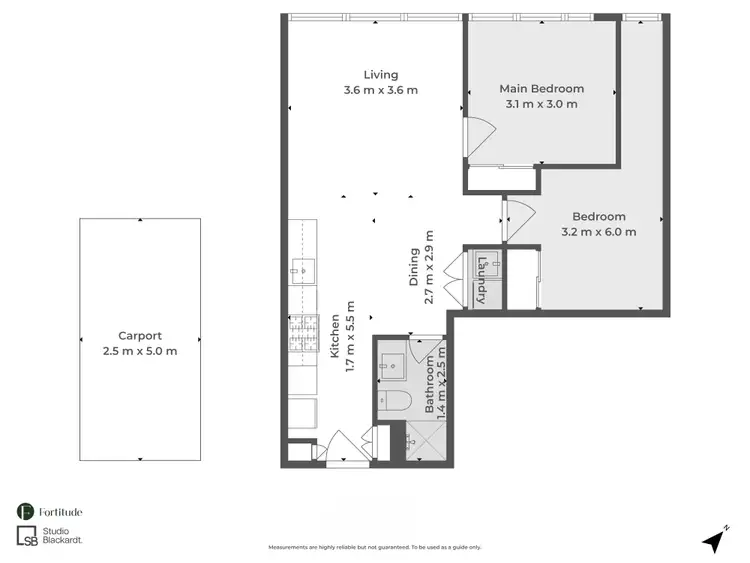 Floorplan of Homely unit listing, 11103/88 Doggett Street, Newstead QLD 4006