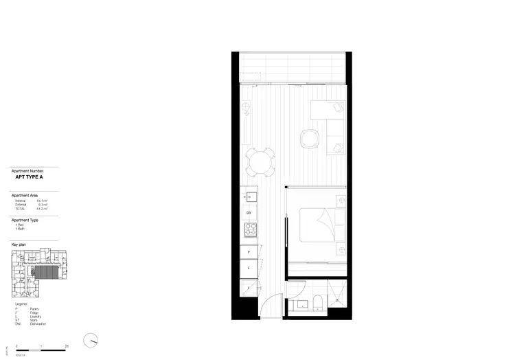 Floorplan of Homely apartment listing, 1913/25 Coventry Street, Southbank VIC 3006