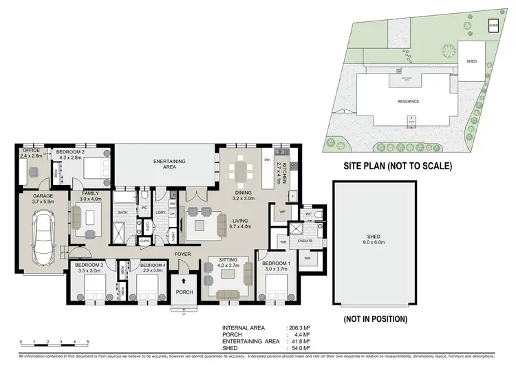 Floorplan of Homely house listing, 110a MacDougall Road, Golden Square VIC 3555