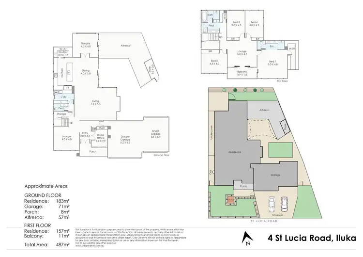 Floorplan of Homely house listing, 4 St Lucia Road, Iluka WA 6028
