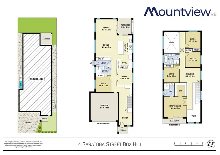 Floorplan of Homely house listing, 4 Saratoga Street, Box Hill NSW 2765