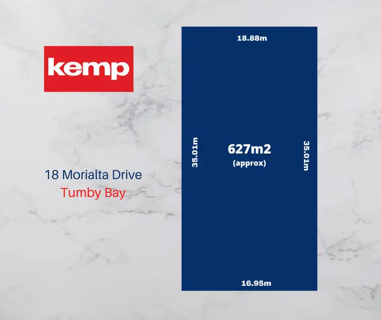 Floorplan of Homely land listing, 18 Morialta Drive, Tumby Bay SA 5605