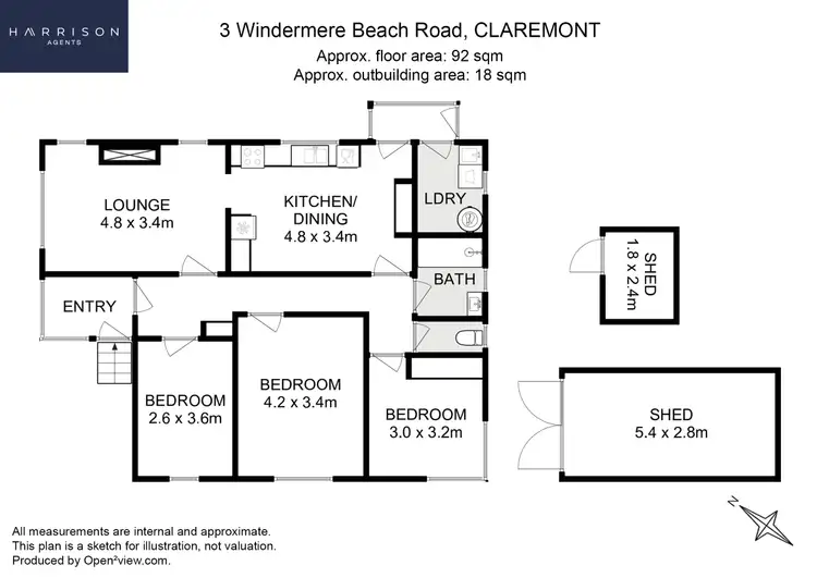 Floorplan of Homely house listing, 3 Windermere Beach Road, Claremont TAS 7011