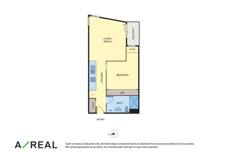 Floorplan of Homely apartment listing, 207/1 Lygon Street, Brunswick VIC 3056