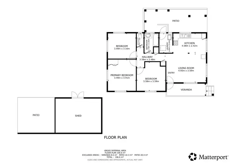 Floorplan of Homely house listing, 11 Bauhinia Street, Blackwater QLD 4717