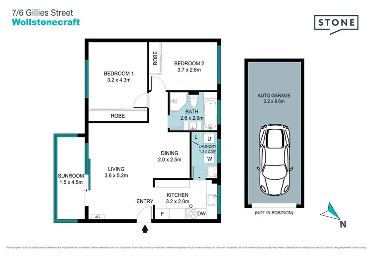 Floorplan of Homely apartment listing, 7/6 Gillies Street, Wollstonecraft NSW 2065