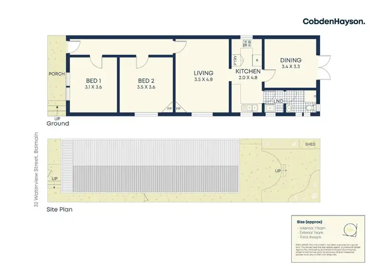Floorplan of Homely house listing, 32 Waterview Street, Balmain NSW 2041