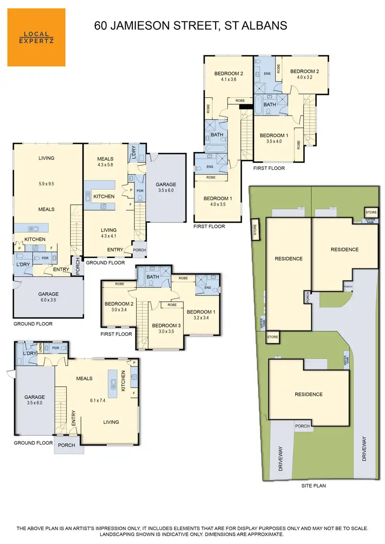 Floorplan of Homely house listing, 60 Jamieson Street, St Albans VIC 3021