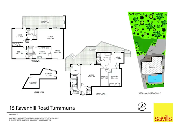 Floorplan of Homely house listing, 15 Ravenhill Road, Turramurra NSW 2074