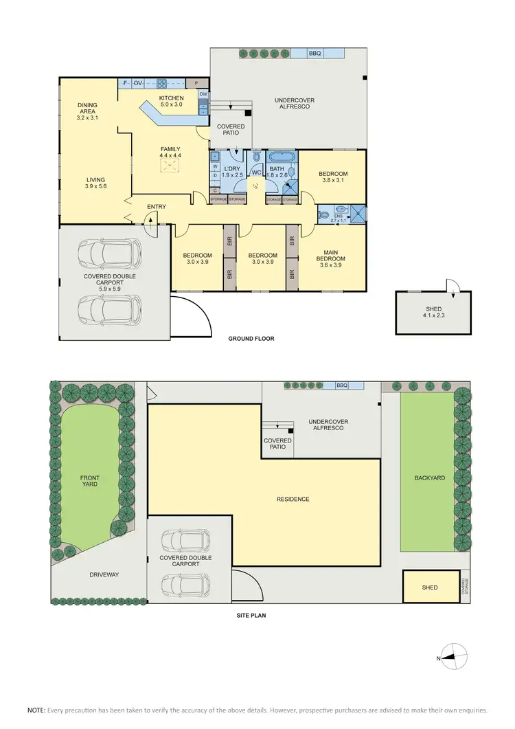 Floorplan of Homely house listing, 5 Tarwin Court, Keilor VIC 3036