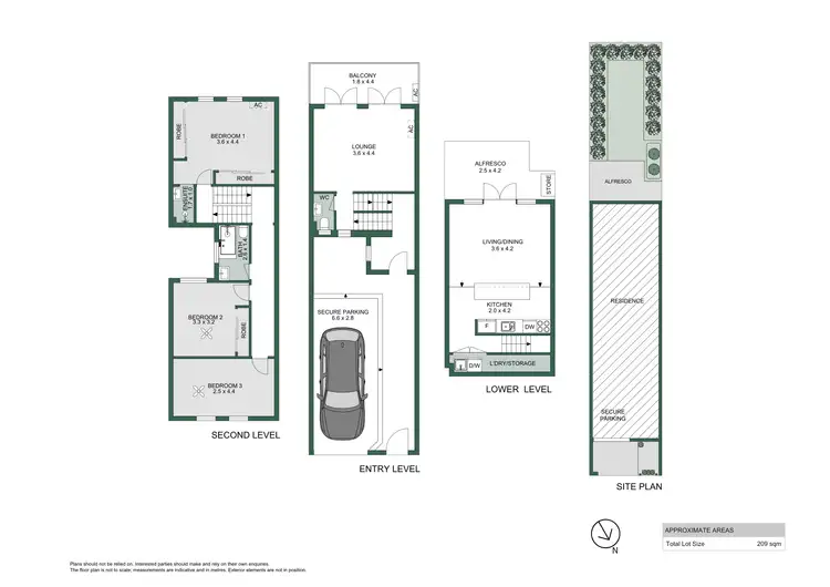 Floorplan of Homely house listing, 14 Yeend Street, Birchgrove NSW 2041