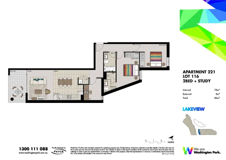 Floorplan of Homely apartment listing, 221/5 Vermont Crescent, Riverwood NSW 2210