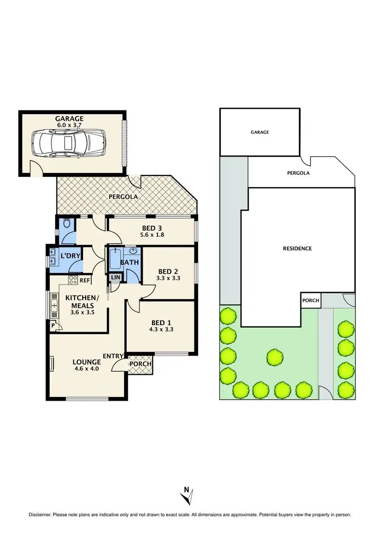 Floorplan of Homely unit listing, 1/111 St Vigeons Road, Reservoir VIC 3073