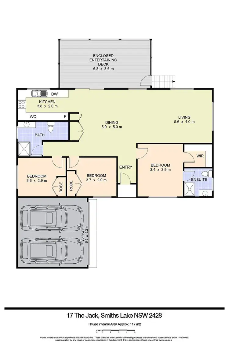 Floorplan of Homely house listing, 17 The Jack, Smiths Lake NSW 2428
